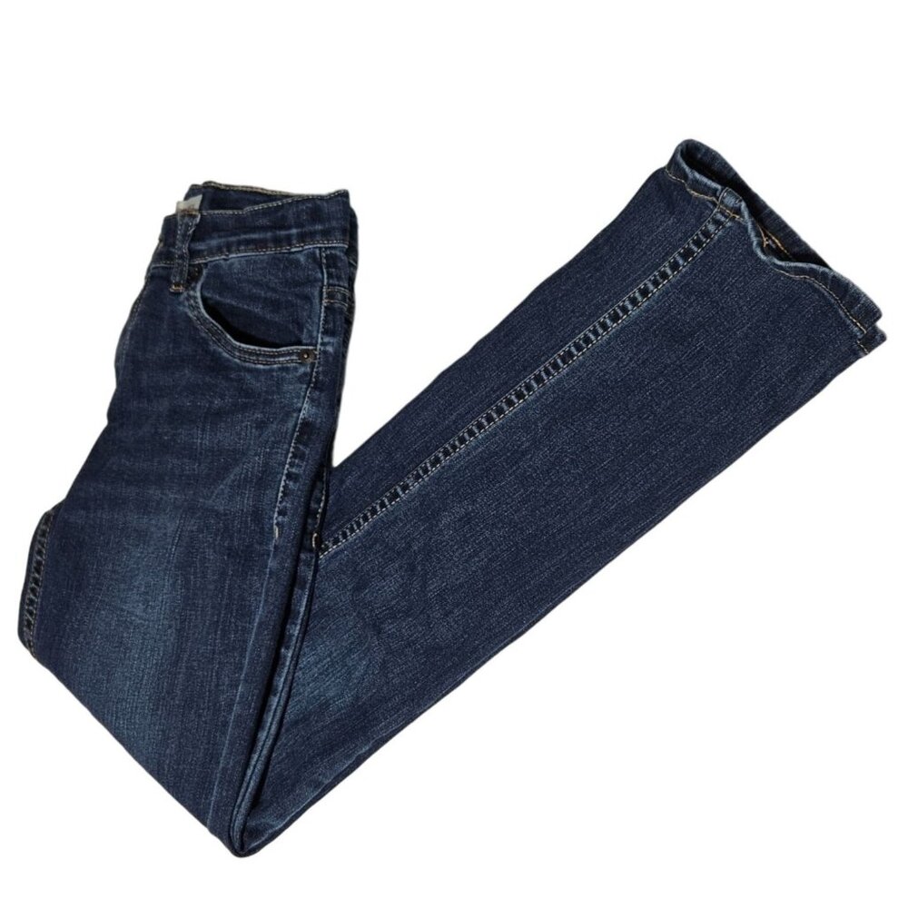 Levis Performance 511 Slim Jeans Boys Size 12 Dark Wash Denim Pants